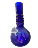 8" Frosted Peace Sign Waterpipe