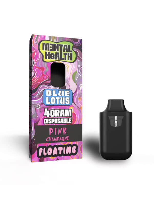 blue lotus vapes Mental Health Blue Lotus 4 Gram Disposable Vape – Cloud Nine Shoppe