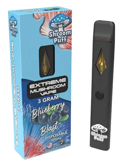Shroom Puff Extreme Mushroom Disposable Vape 3g - Blueberry Blast Cloud Nine Shoppe Shroom Puff Extreme Mushroom Disposable Vape 3g - Blueberry Blast Cloud Nine Shoppe