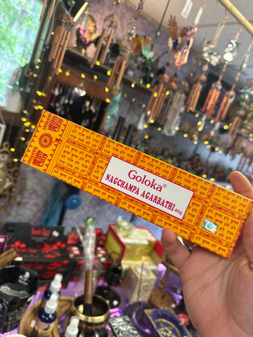 Goloka NagChampa Agarbatti Incense 40g