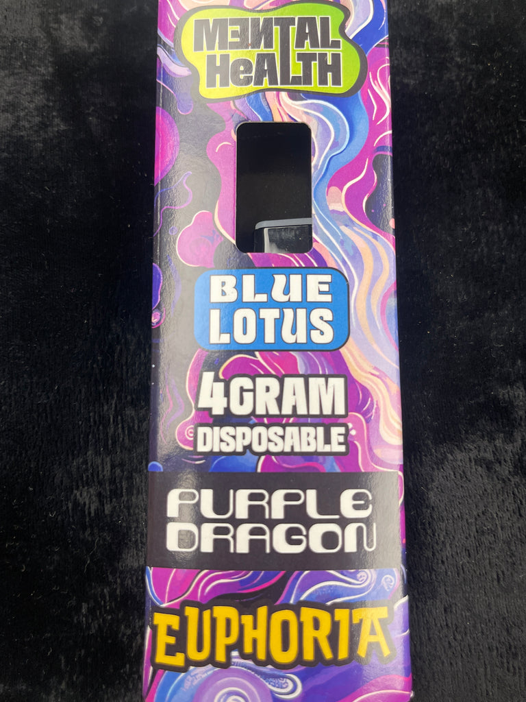 Mental Health Blue Lotus 4 Gram Disposable Vape Cloud Nine Shoppe Mental Health Blue Lotus 4 Gram Disposable Vape Cloud Nine Shoppe