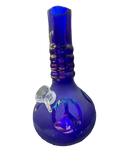 8" Frosted Peace Sign Waterpipe