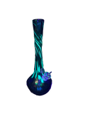8" Glow-up Swirly Blue Waterpipe