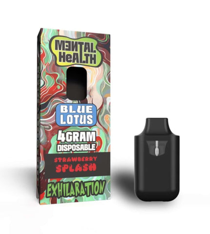 Mental Health Blue Lotus 4 Gram Disposable Vape Cloud Nine Shoppe Mental Health Blue Lotus 4 Gram Disposable Vape Cloud Nine Shoppe