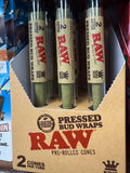 Raw Pressed Bud Wraps 2 Cones Per Tube