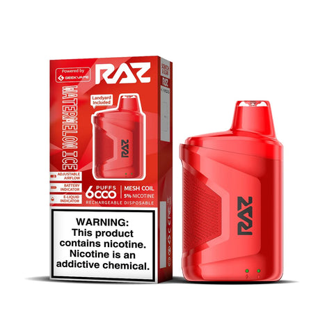 Raz CA 6,000 5% Nicotine Disposable Vapes