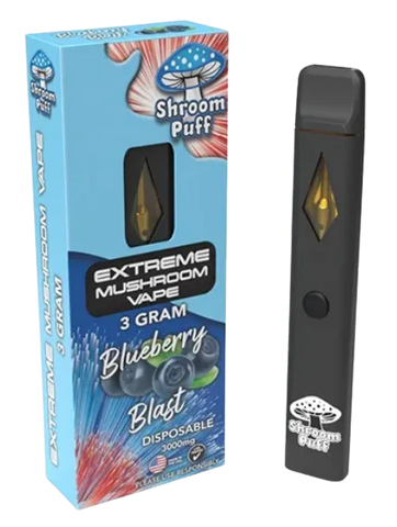 Shroom Puff Extreme Mushroom Disposable Vape 3g - Blueberry Blast Cloud Nine Shoppe Shroom Puff Extreme Mushroom Disposable Vape 3g - Blueberry Blast Cloud Nine Shoppe