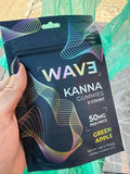 Wave Kanna Gummies 50mg Green Apple 5ct | Zion Herbals