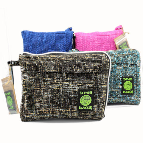 Classic Hemp Padded 10" Pouch by Dime Bags