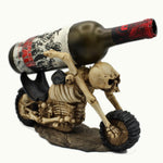 The Riding Dead Skull Wine Bottle Holder