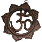 Om wooden wall hanging