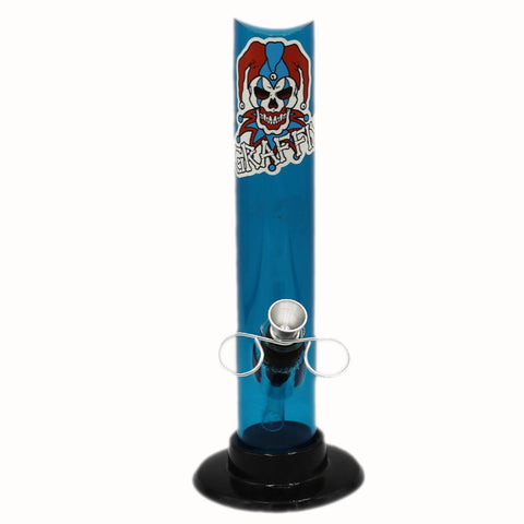 Graffix Acrylic Water Pipe - Straight - Thin Mouth